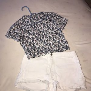 Patterned crop top